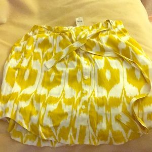 Ann Taylor A-line skirt w/sash